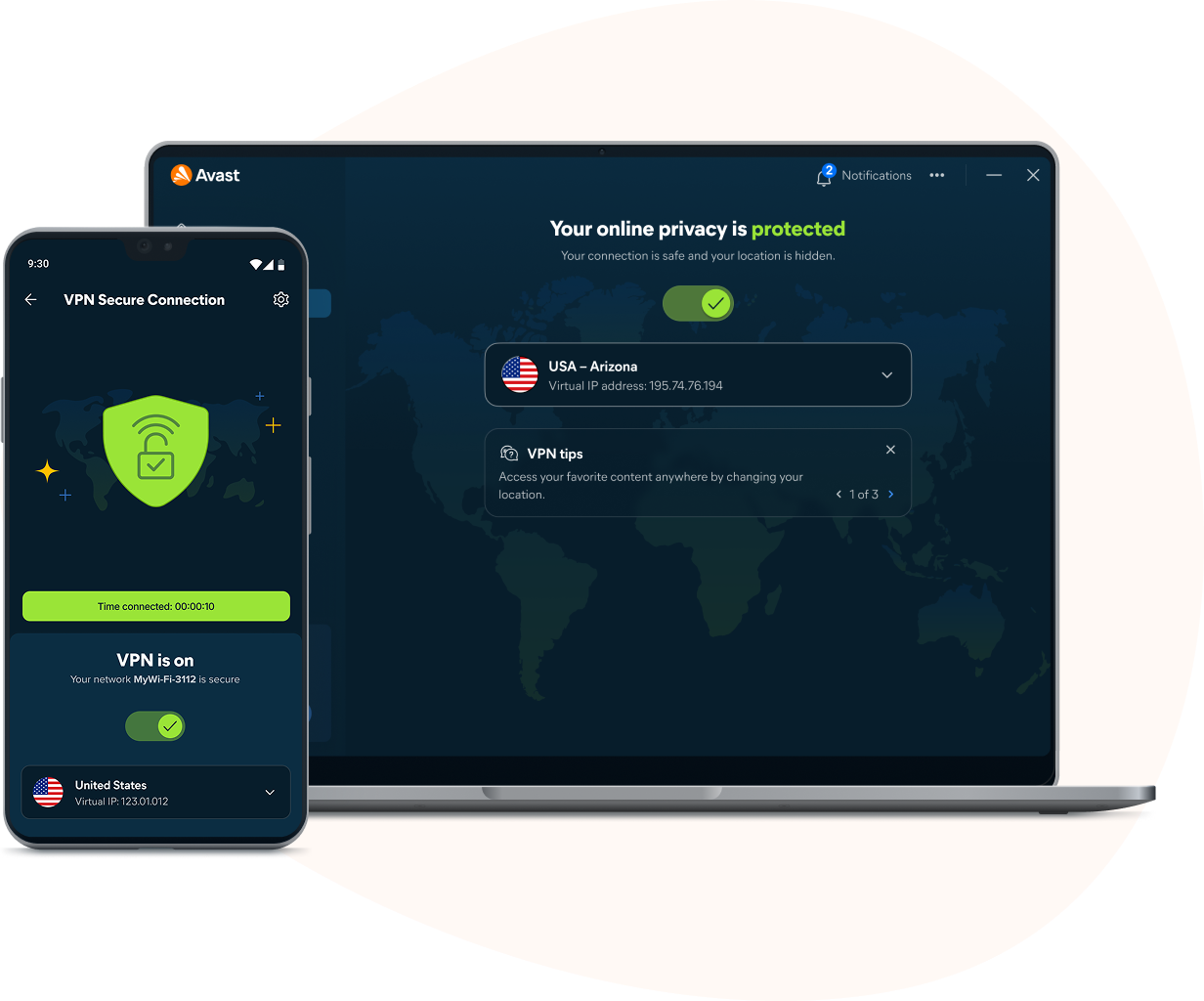 Echte Privatsphäre mit Avast SecureLine VPN